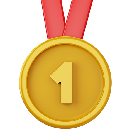 Erste Medaille  3D Icon