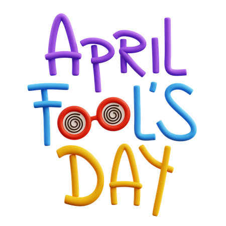 Erster April  3D Icon