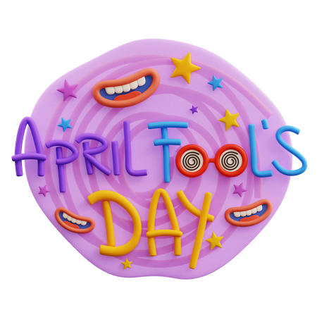 Erster April  3D Icon