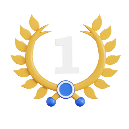 Erster Platz  3D Icon