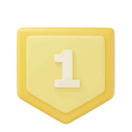 Erster Platz, Goldmedaille  3D Icon