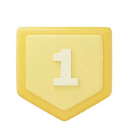 Erster Platz, Goldmedaille  3D Icon