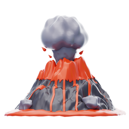 Eruption  3D Icon