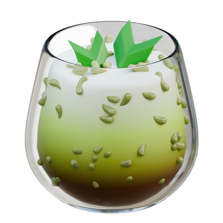 Es Cendol Indonesian Traditional Drink  3D Icon
