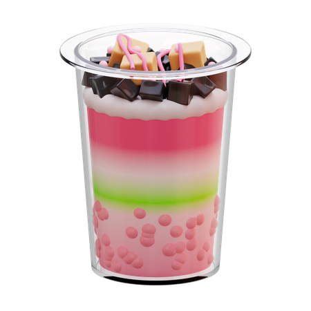 Es doger helado de crema de coco indonesio  3D Icon