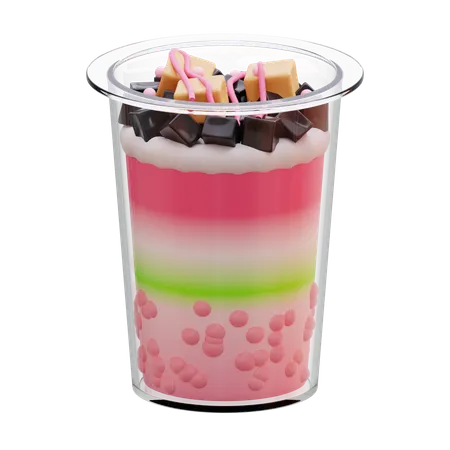 Es doger helado de crema de coco indonesio  3D Icon