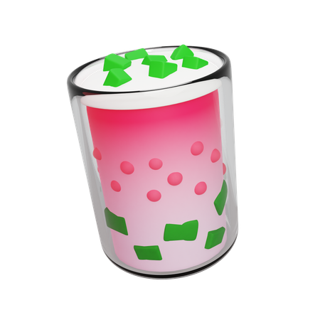 Es Doger Indonesian Drink  3D Icon