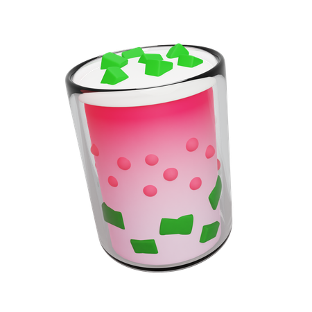 Es Doger Indonesian Drink  3D Icon