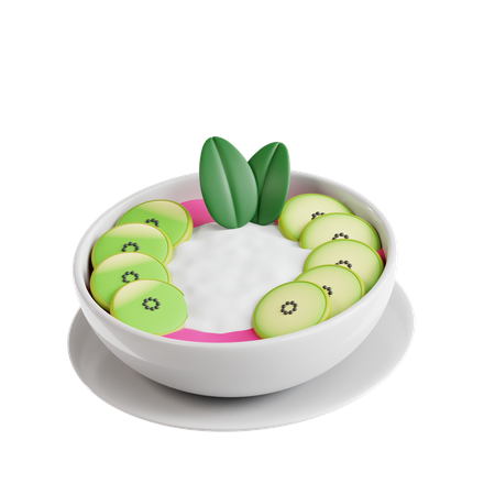 Es Pisang Hijau  3D Icon
