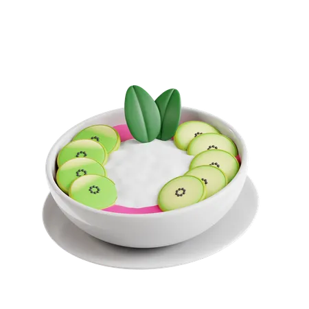 Es Pisang Hijau  3D Icon