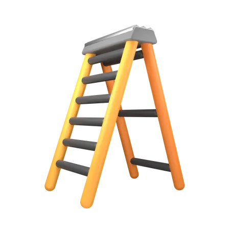 Escabeau  3D Illustration