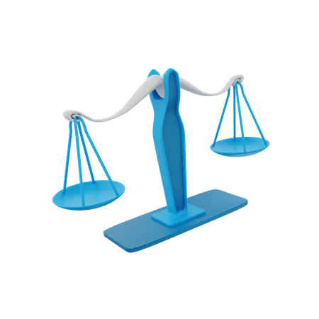 Escala de justicia  3D Icon