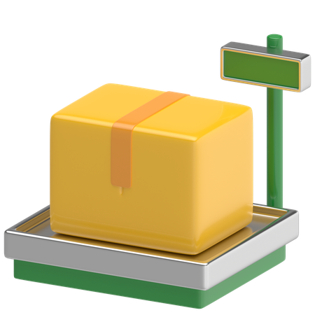 Escala de pacote  3D Icon