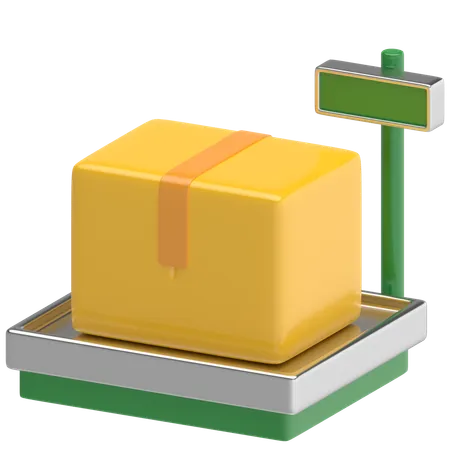 Escala de pacote  3D Icon