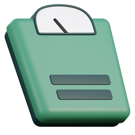 Escala de peso  3D Icon