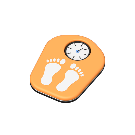 Escala de peso  3D Icon