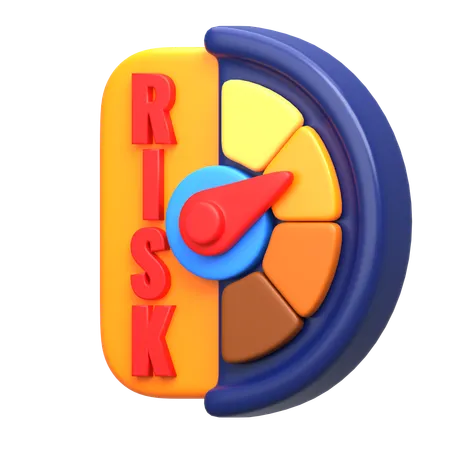 Escala de riesgo  3D Icon