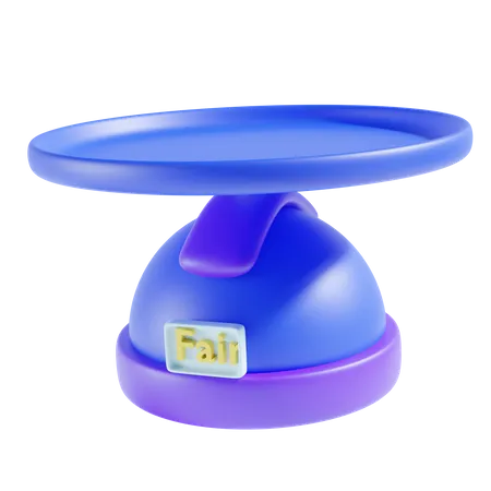 Escala justa  3D Icon