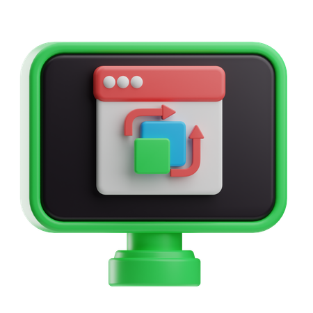 Escalabilidade  3D Icon