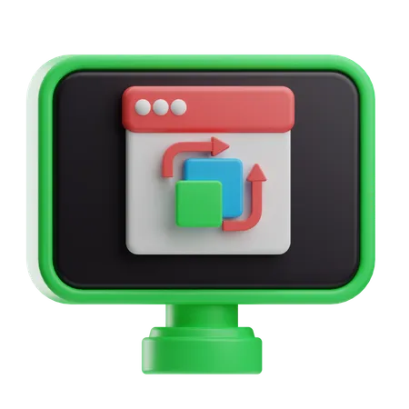 Escalabilidade  3D Icon