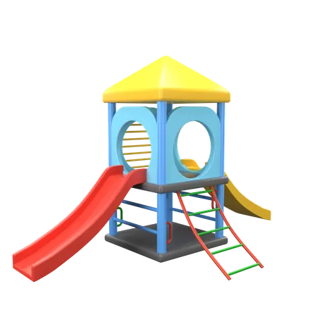 Toboggan d'escalade  3D Icon