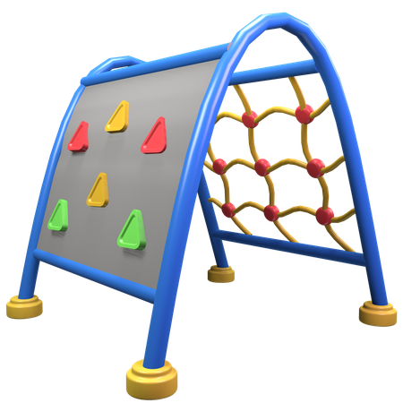 Escalador de roca neto  3D Icon