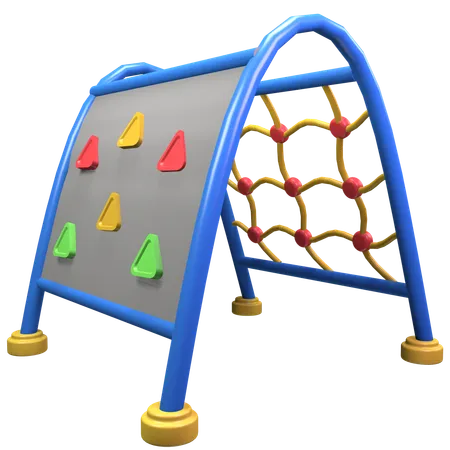 Escalador de roca neto  3D Icon