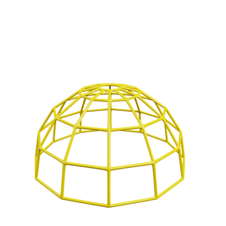 Escalador de cúpula  3D Illustration