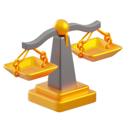 Escalas legales  3D Icon