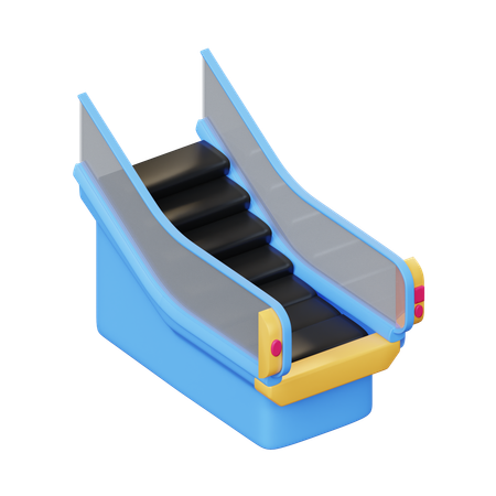 에스컬레이터  3D Icon