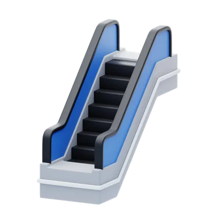 Escalator  3D Icon