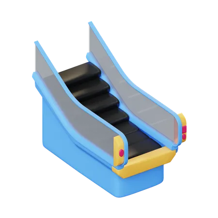 Escalator  3D Icon