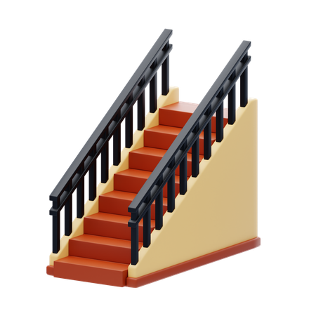 Escalera  3D Icon