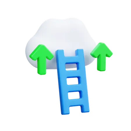 Escalera  3D Icon