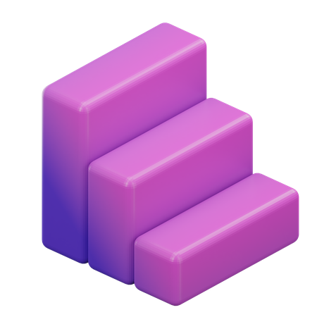 Escalera  3D Icon