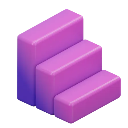 Escalera  3D Icon