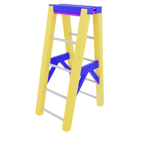 Escalera de construccion  3D Icon