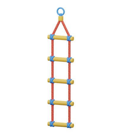 Escalera de cuerda  3D Icon