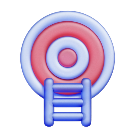 Escalera de meta  3D Icon