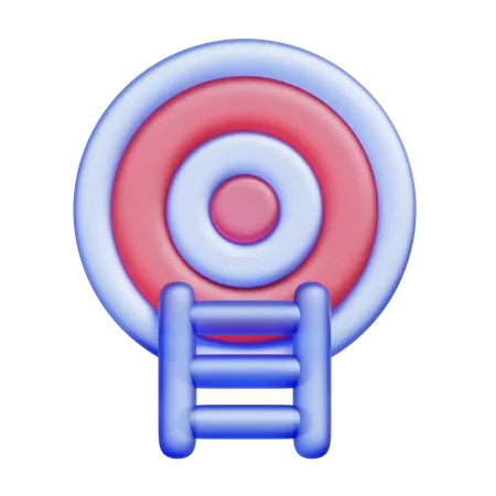 Escalera de meta  3D Icon