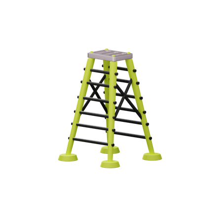 Escaleras plegables  3D Illustration