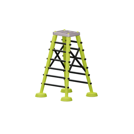 Escaleras plegables  3D Illustration