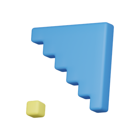 Escalier  3D Icon