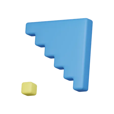 Escalier  3D Icon