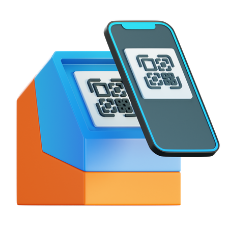 Escanear código QR  3D Icon