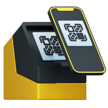 Escanear código QR  3D Icon