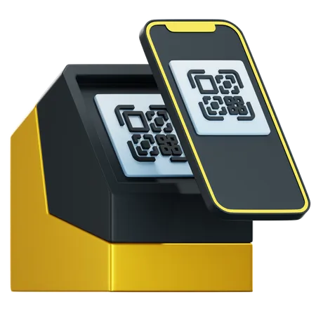 Escanear código QR  3D Icon