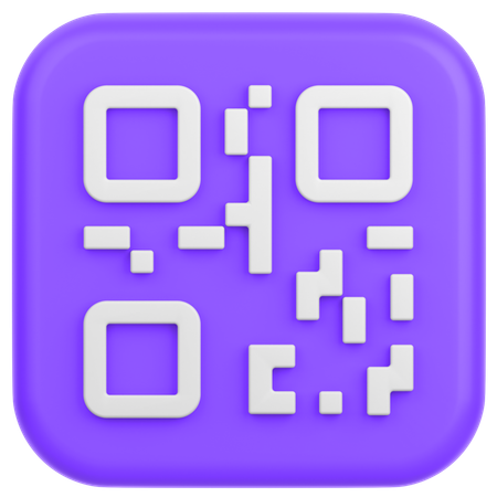 Escanear código QR  3D Icon