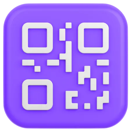 Escanear código QR  3D Icon