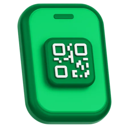 Escanear código QR  3D Icon